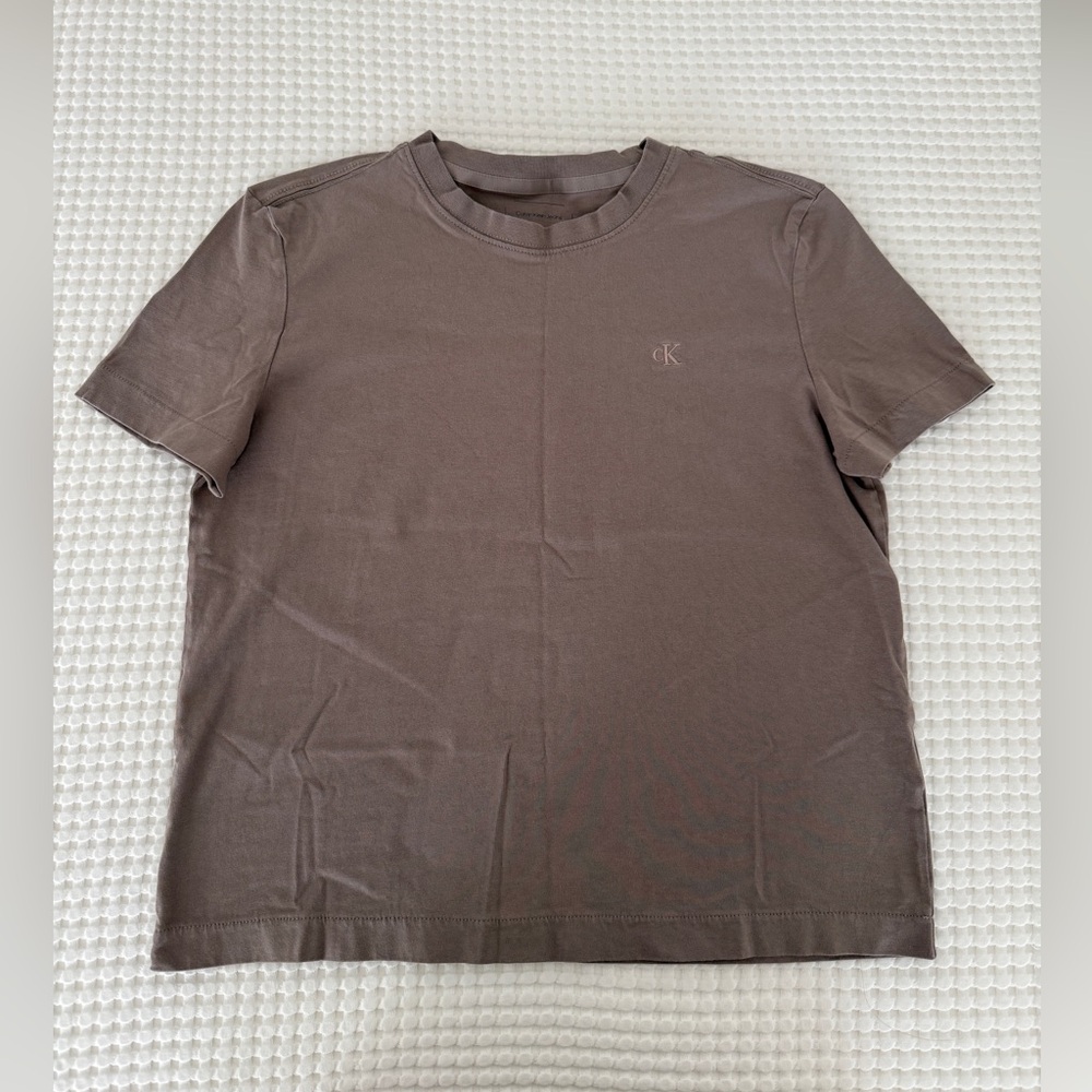Calvin Klein Jeans Women’s Taupe T-Shirt